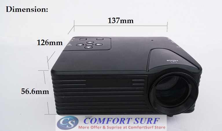 100% Original LED LAPTOP UNIC Latest 2014 Generation H100 LED WITH TV BUILT-IN Projector!